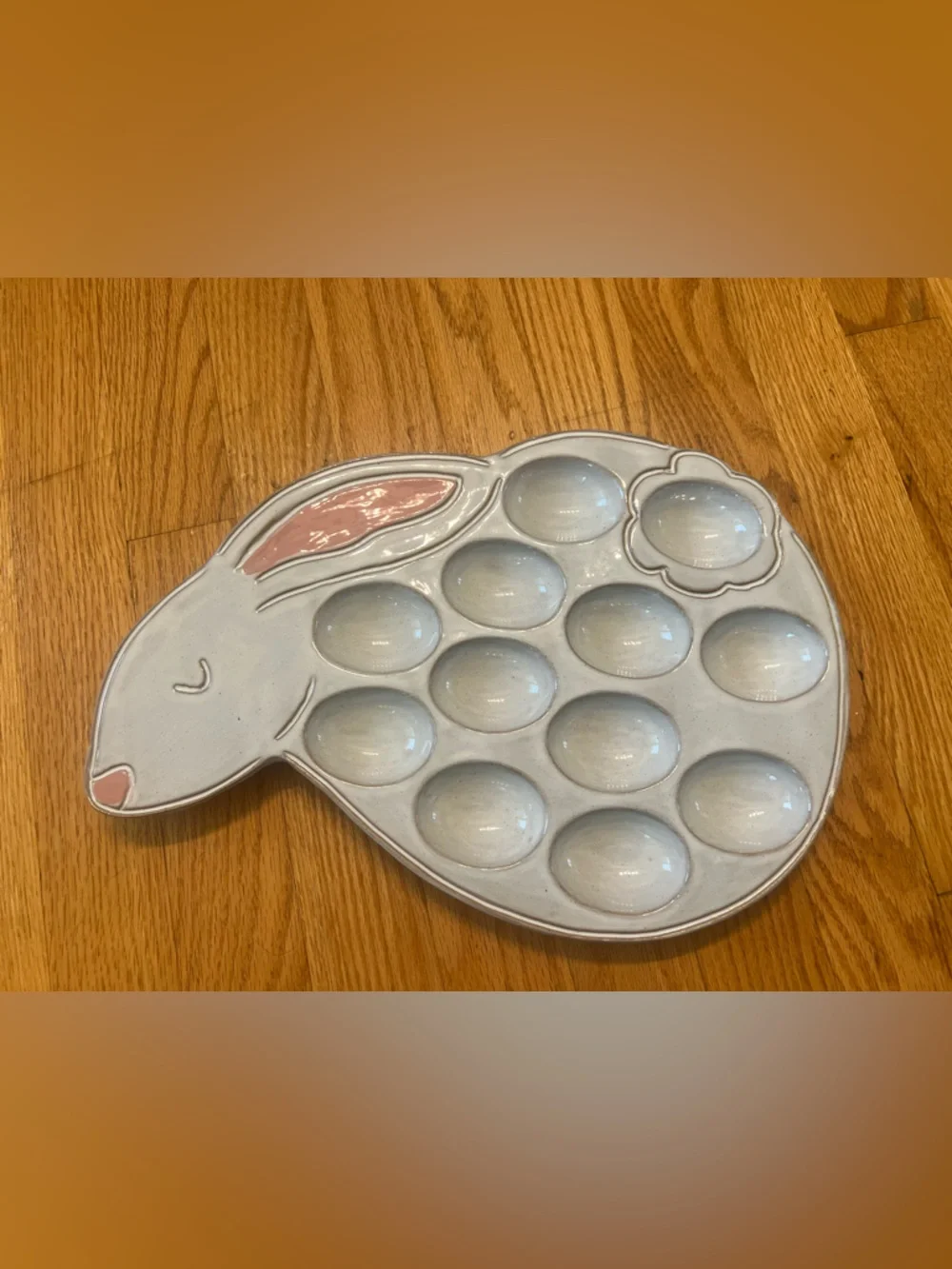 Mud Pie- Bunny Deviled egg tray